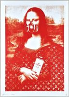 Death NYC Pop Art Druck Vuitton Chanel 5 gas mask Mona Lisa