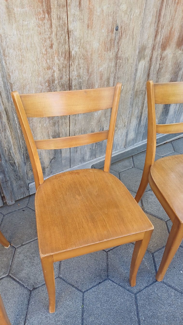 Stühle: 4 Beizenstühle 60er Jahre  – Gebraucht aus Flawil von Pinkmalibu 5