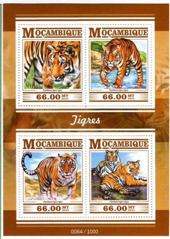 Tutti i francobolli: Block "Tiger". Mosambik. – Nuovo e nell'imballaggio originale da Basel venduto da Butsch5