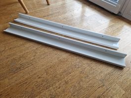 Lot de 2 Étagères Murales Blanches – Design Épuré (110x10)