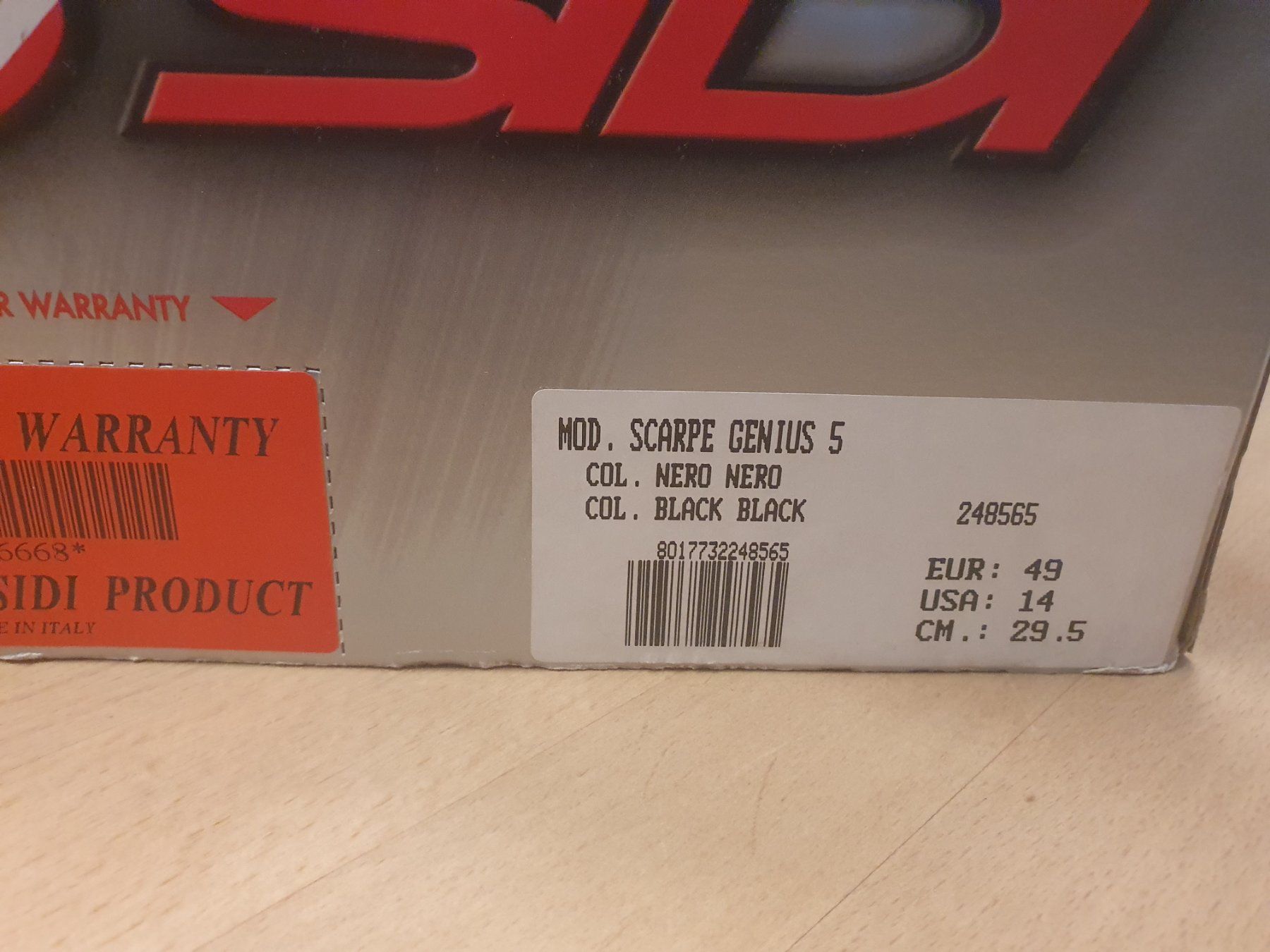 SIDI Scarpe da uomo: Sidi Schuhe Genius 5, EUR 49 – Nuovo e nell'imballaggio originale da Kriens venduto da BIG-UP 2