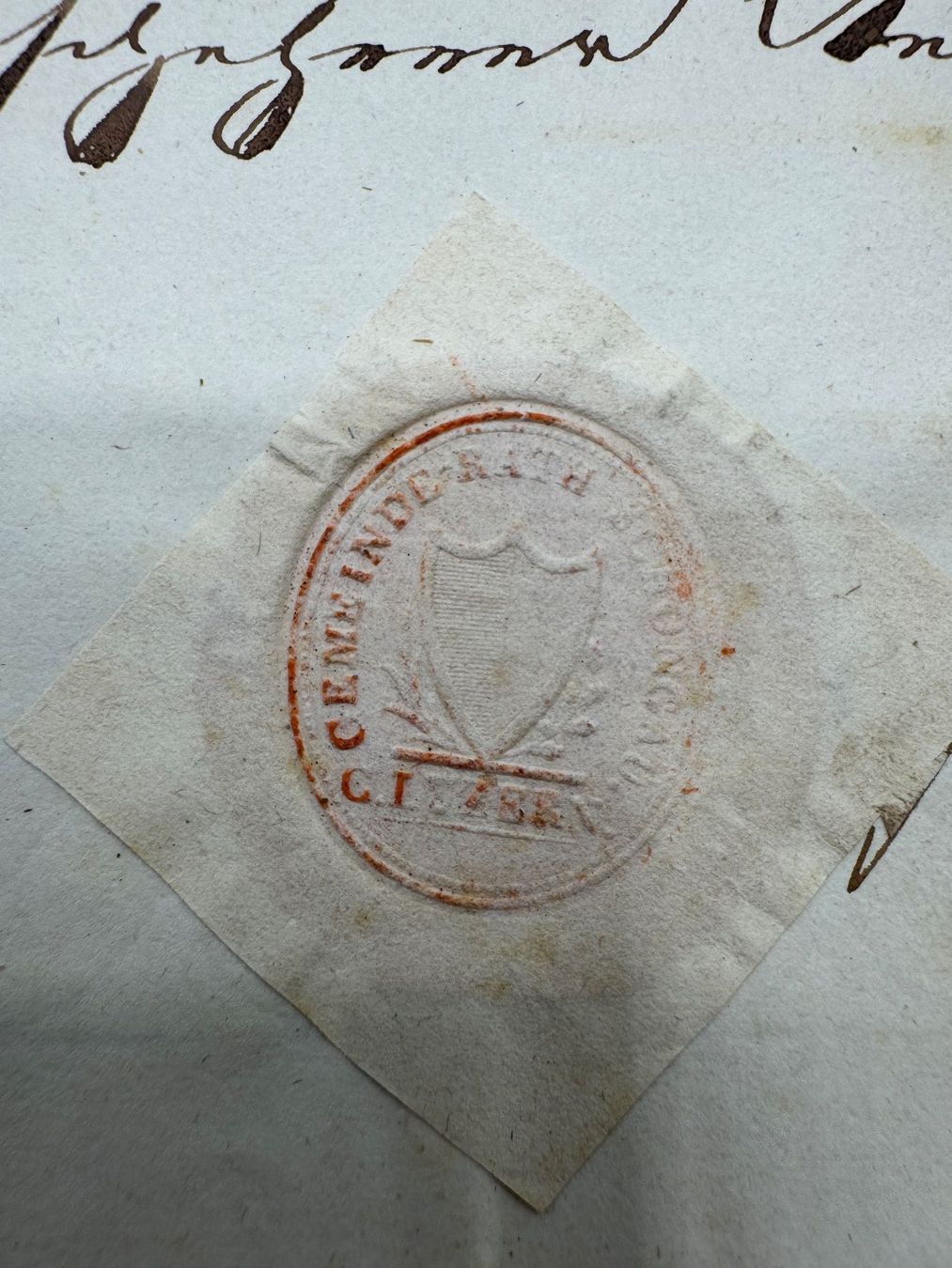 Documenti: Antikes Kaufbrief, Jahr 1841 – Usato da Sachseln venduto da BONATI01 3