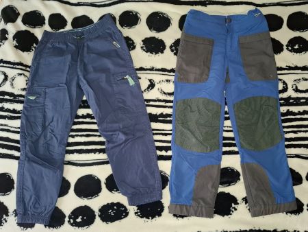 1x Robusthose 2-in-1-Funktion + 1x l.gefütterte Hose gr.122