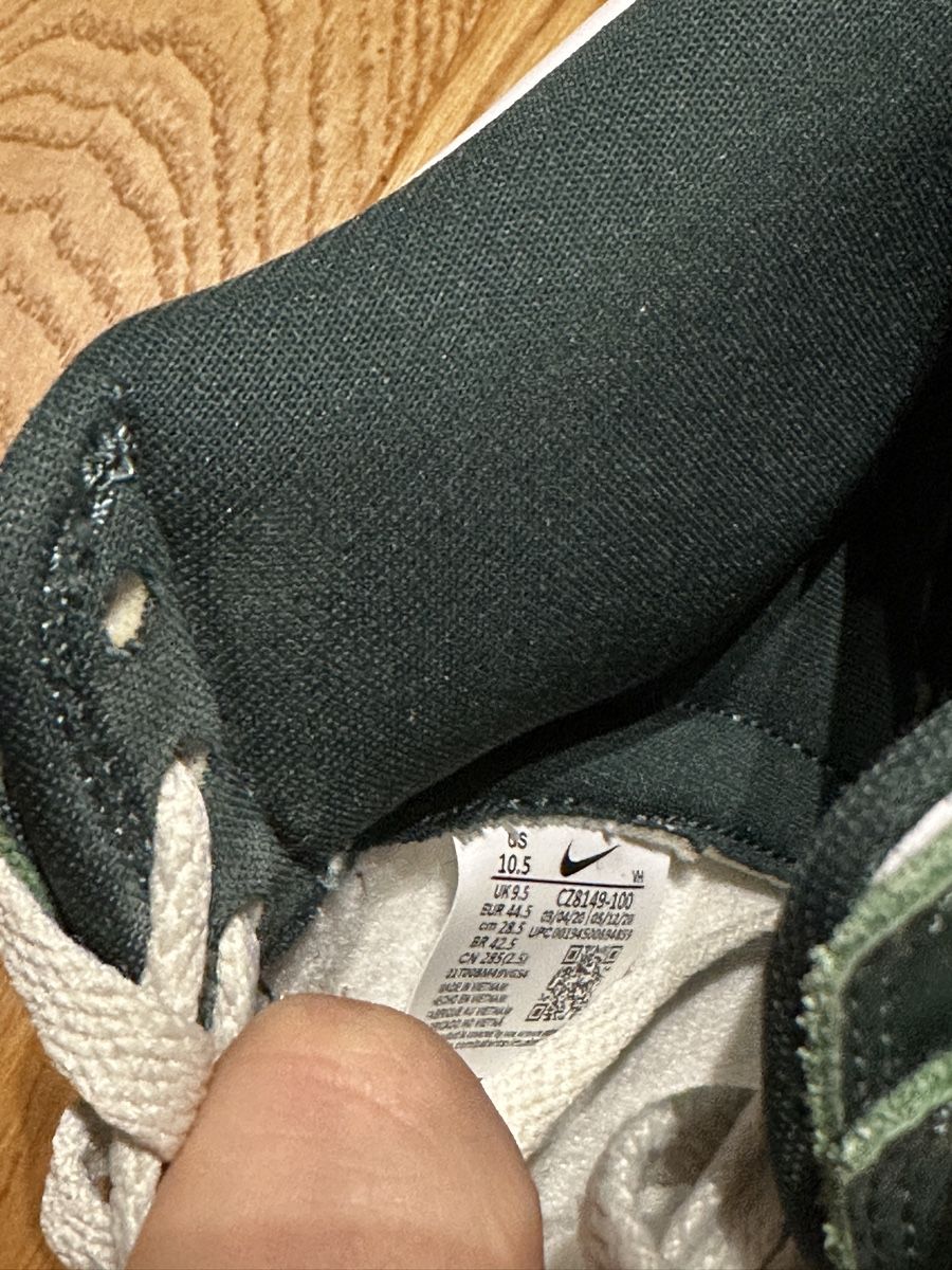 Nike Scarpe da uomo: Nike Dunk High Spartan Green – Usato da Düdingen venduto da kleidungsmarktplatz 4