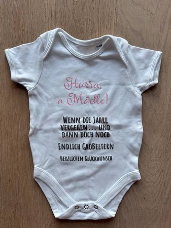 NEU Babybody es ist ein Mädchen, ca Gr 68