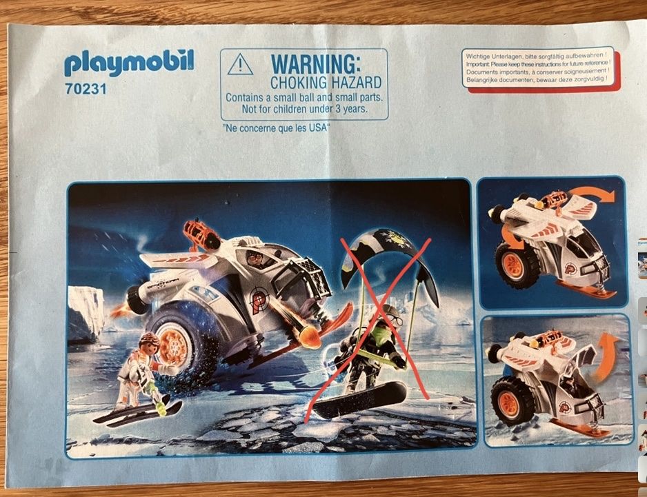 Playmobil Giocattoli: Playmobil 70231 Agenten im Schnee. – Usato da Birmensdorf ZH venduto da Valerushe 4