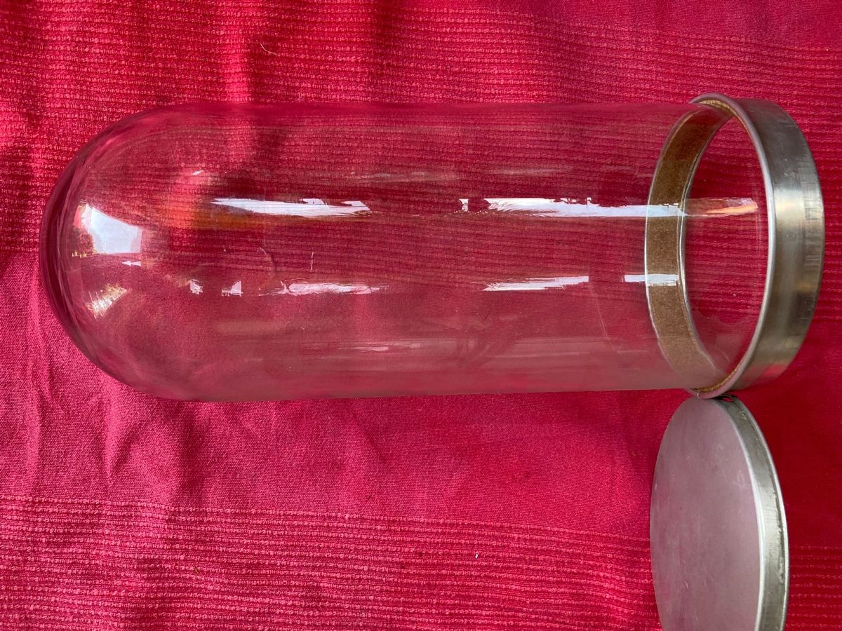 Verres: Glas Behälter Set Vintage mit Metallringen und Deckel – D'occasion à Basel par gig_ww6x