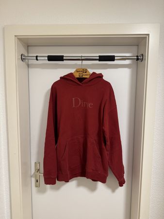 Dime Hoodie L rot