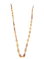 CALVIN KLEIN Acryl Brillenkette/ Farbe Honey