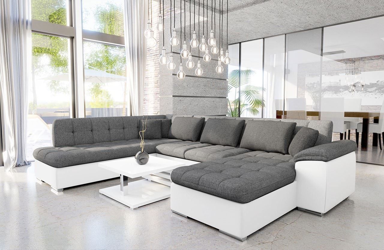 Divani: Wohnlandschaft Sofa Couch mit Bettkasten & Schlaffunktion – Nuovo e nell'imballaggio originale da Wallenwil venduto da toesstal-vertrieb 3