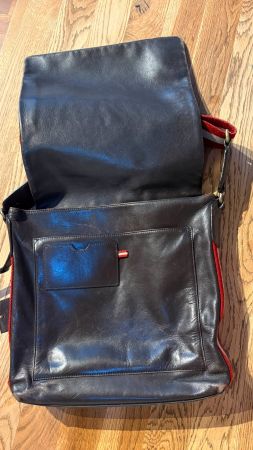 Bally Messenger Bag / Umhängetasche aus Leder