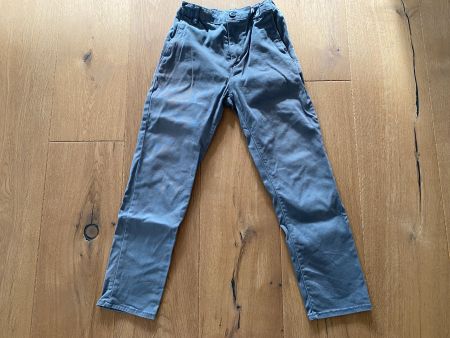 Chinohose, H&M, dunkelgrau,  Gr. 140