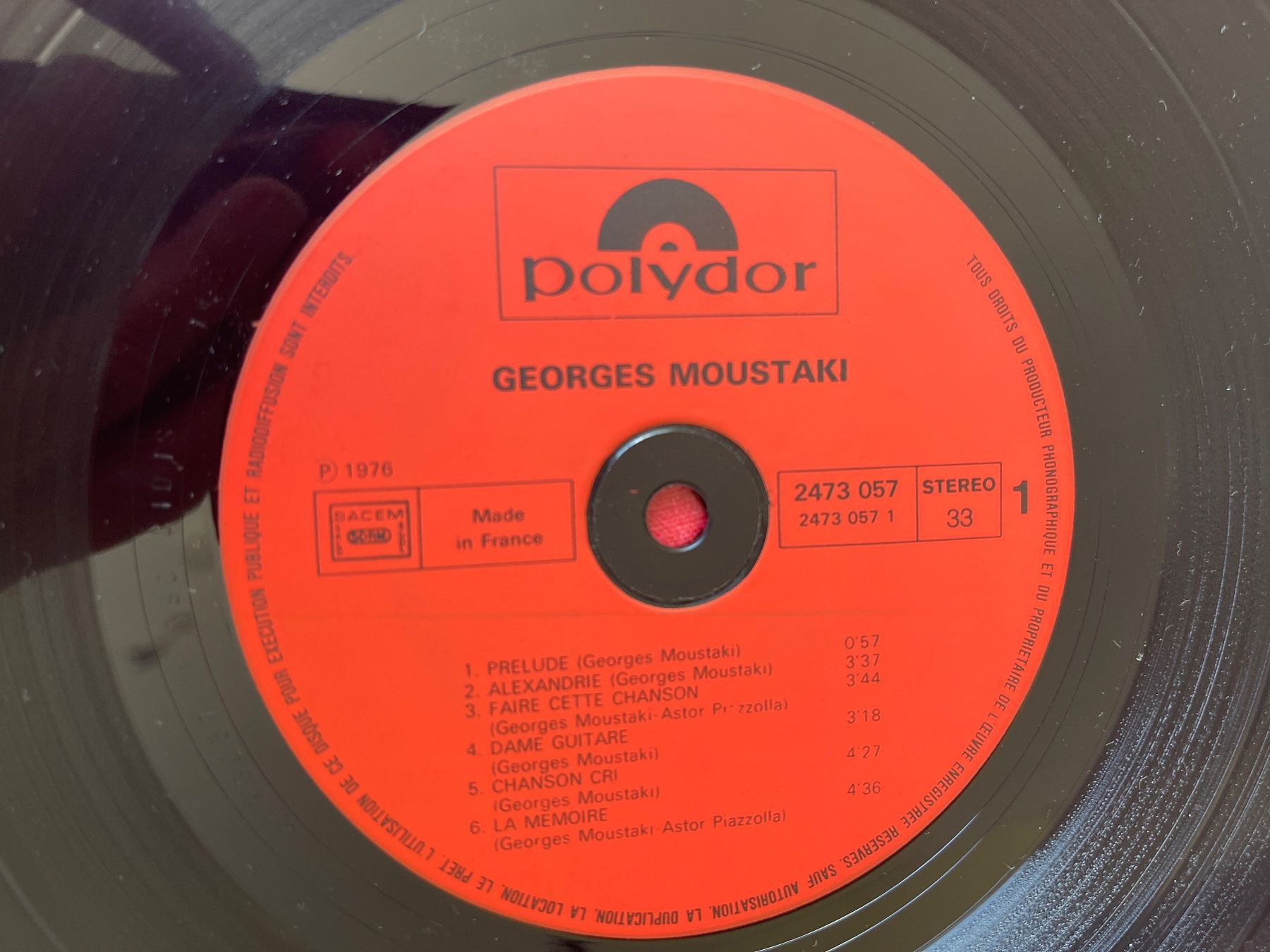 Dischi in vinile: A636/Georges Moustaki – Usato da Frutigen venduto da Philippe_jsp 2