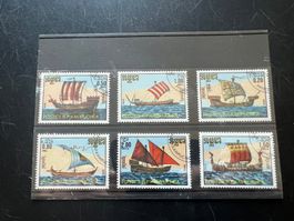 1986 Kampuchera Schiffe Serie gest.  (A724)