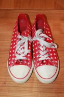 rot weisse Stoffturnschuhe mit Sternchen 39