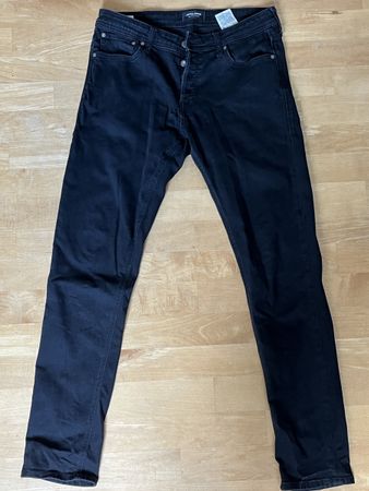 Jack & Jones Herren Jeans, Schwarz, Grösse 32/32, Top!