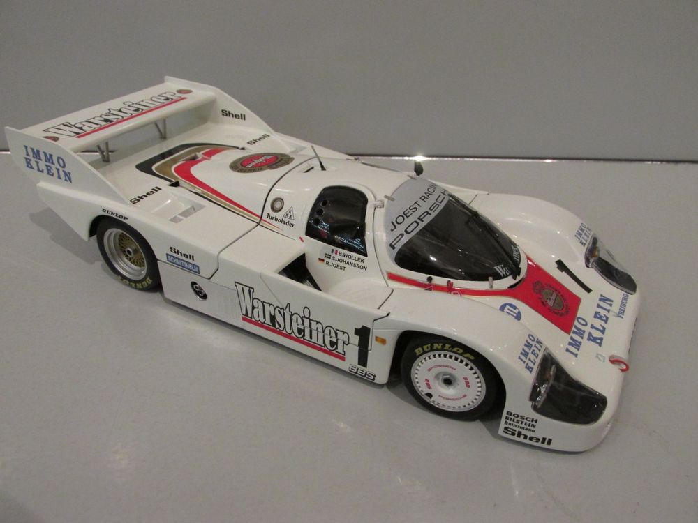 Miniature Starter Porsche 956 Warsteiner Norisring 1983 – Résine 1/43 – Neuf Boîte