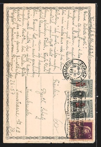 Cartoline postali: Mela Köhler: Herbstzeitlose, Dame mit H – Usato da Berlin venduto da bartko-reher 1