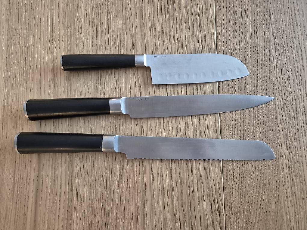 Coltelli: Schulte-Ufer Messer-Set 3-teilig - Brotmesser + 2 Messer – Usato da Allschwil venduto da BiHoh