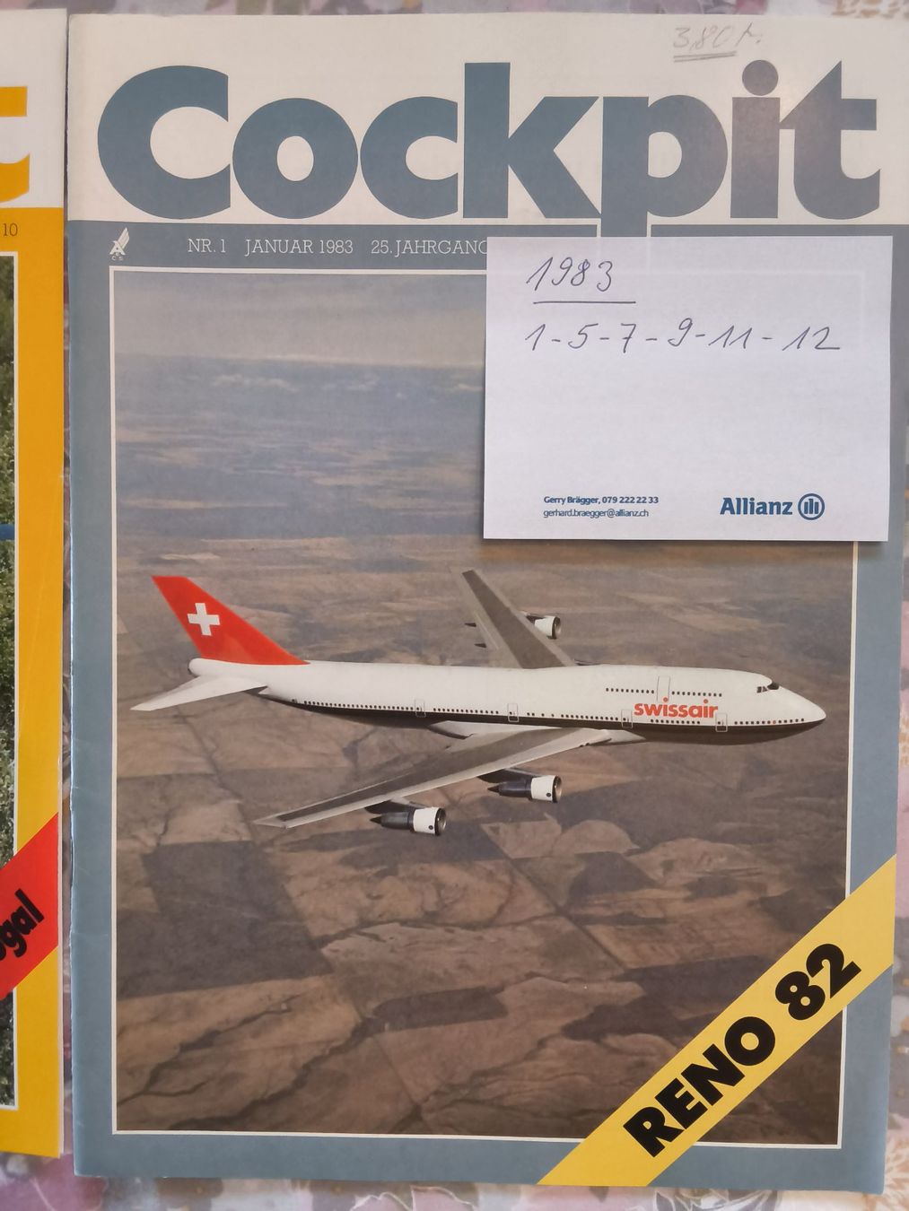 Riviste & Magazine: COCKPIT Luftfahrt Magazin,  einzelne Hefte 1983 – Usato da Hallau venduto da histoiremerveilleuse 3