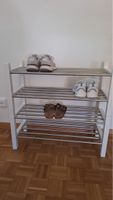 Schuh-Regal von Ikea Tjusig weiss (doppelt)