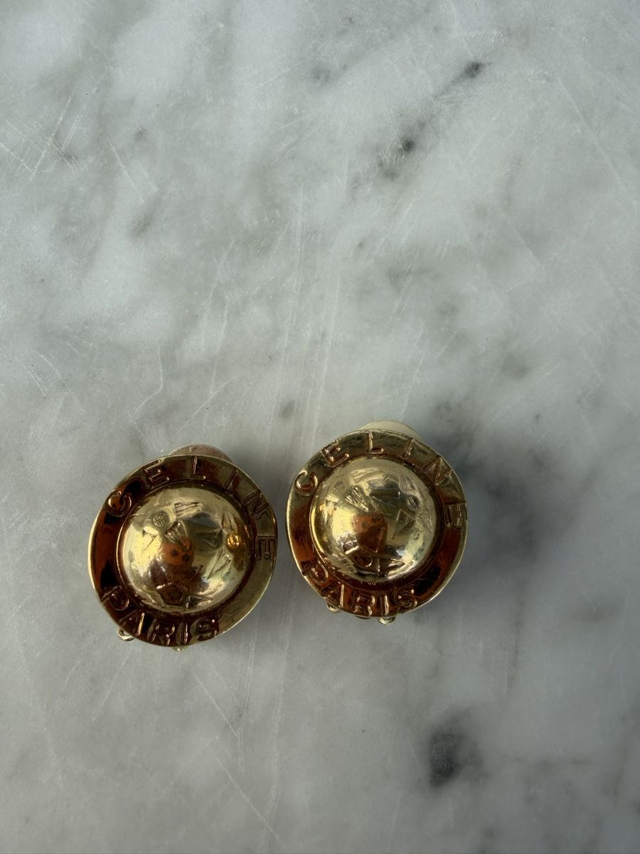 Celine Ohrringe & -stecker: Boucles d'oreilles clips vintage de CELINE – Gebraucht aus Cressier FR von Kvito4ka 8
