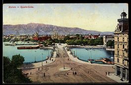 AK Zürich, Quaibrücke