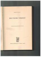Archäologie: Ernst Wahle, Deutsche Vorzeit