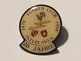 1 Pin Funker Club Interlaken 20 Jahre