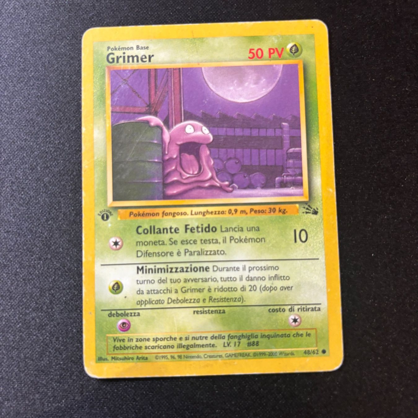 Pokémon Sammelbilder & Trading cards: Pokémon - Grimer 1st Ed. - 48/62 – Gebraucht aus Ambrì von Luk_wnr7