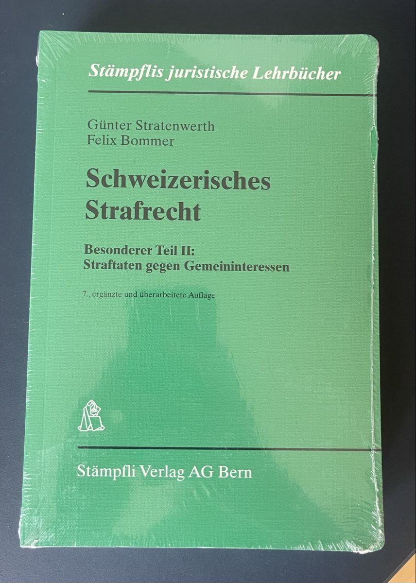 Libri: Schweizerisches Strafrecht Besonderer Teil II – Nuovo e nell'imballaggio originale da Luzern venduto da avi_jhr8