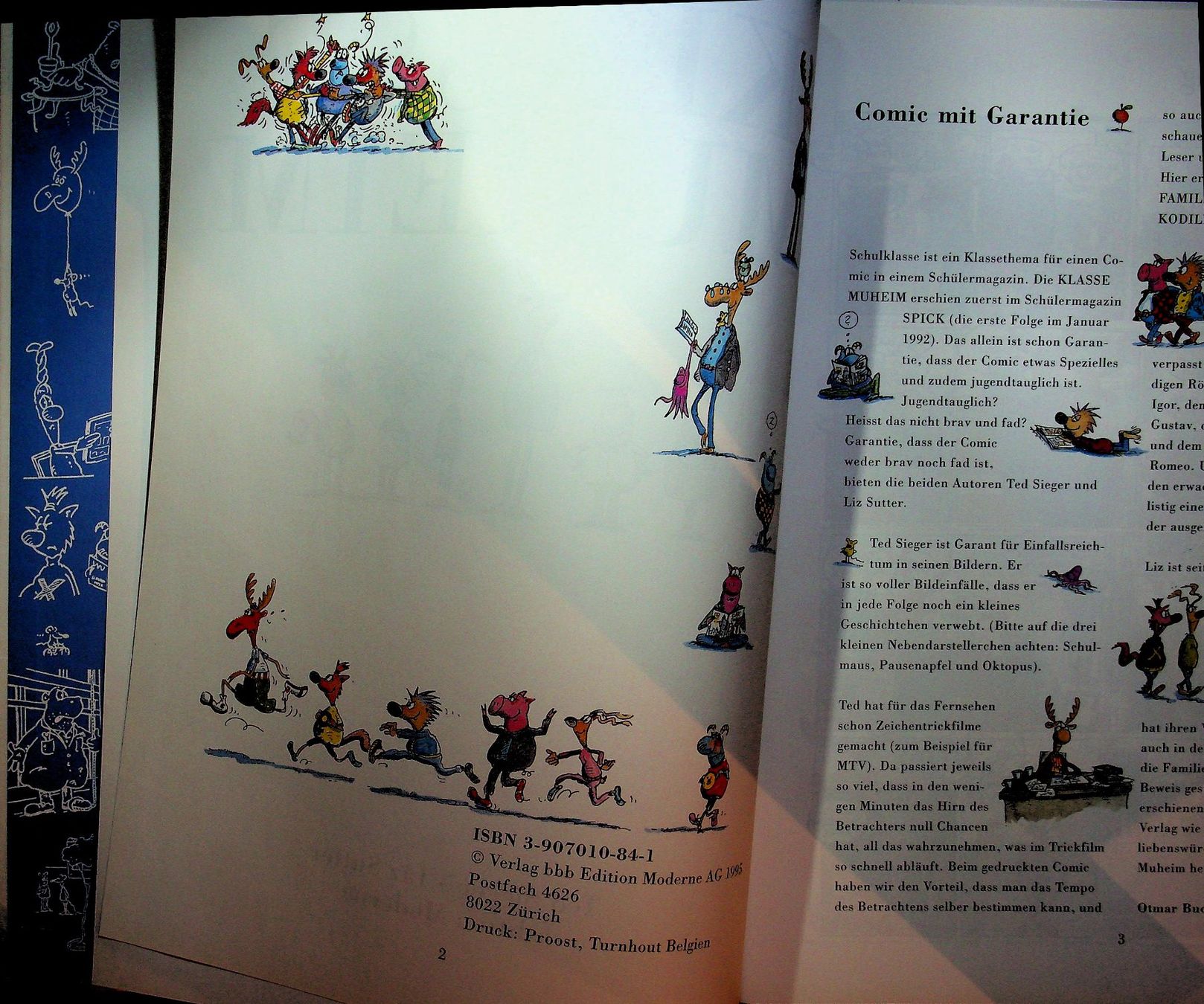 BD: Comic Klasse Muheim  Edition Moderne EA 1995 – D'occasion à Reitnau par Zaomir 2