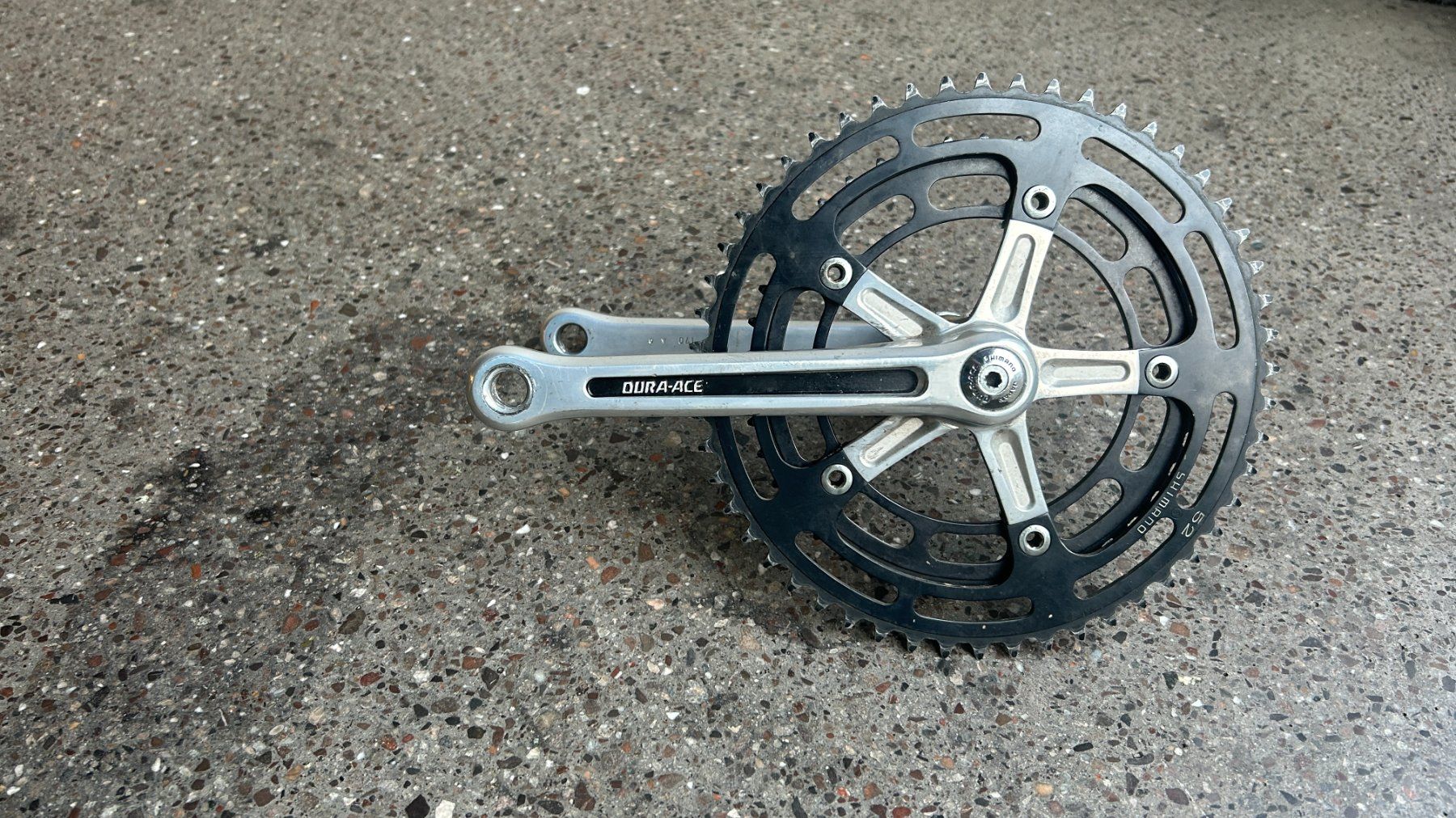 Shimano Dura-Ace Crankset 52 / 42 teeth, 170 mm, with BB. (Gebraucht ...