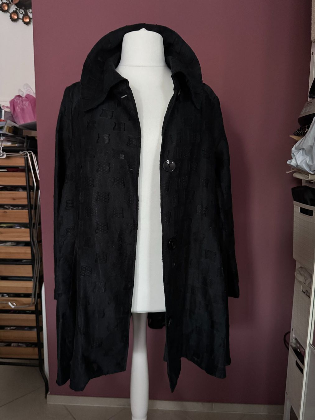 Niederberger Cappotti: Mantel von Niederberger schwarz – Nuovo (secondo la descrizione) da Muttenz venduto da einfach-schoen