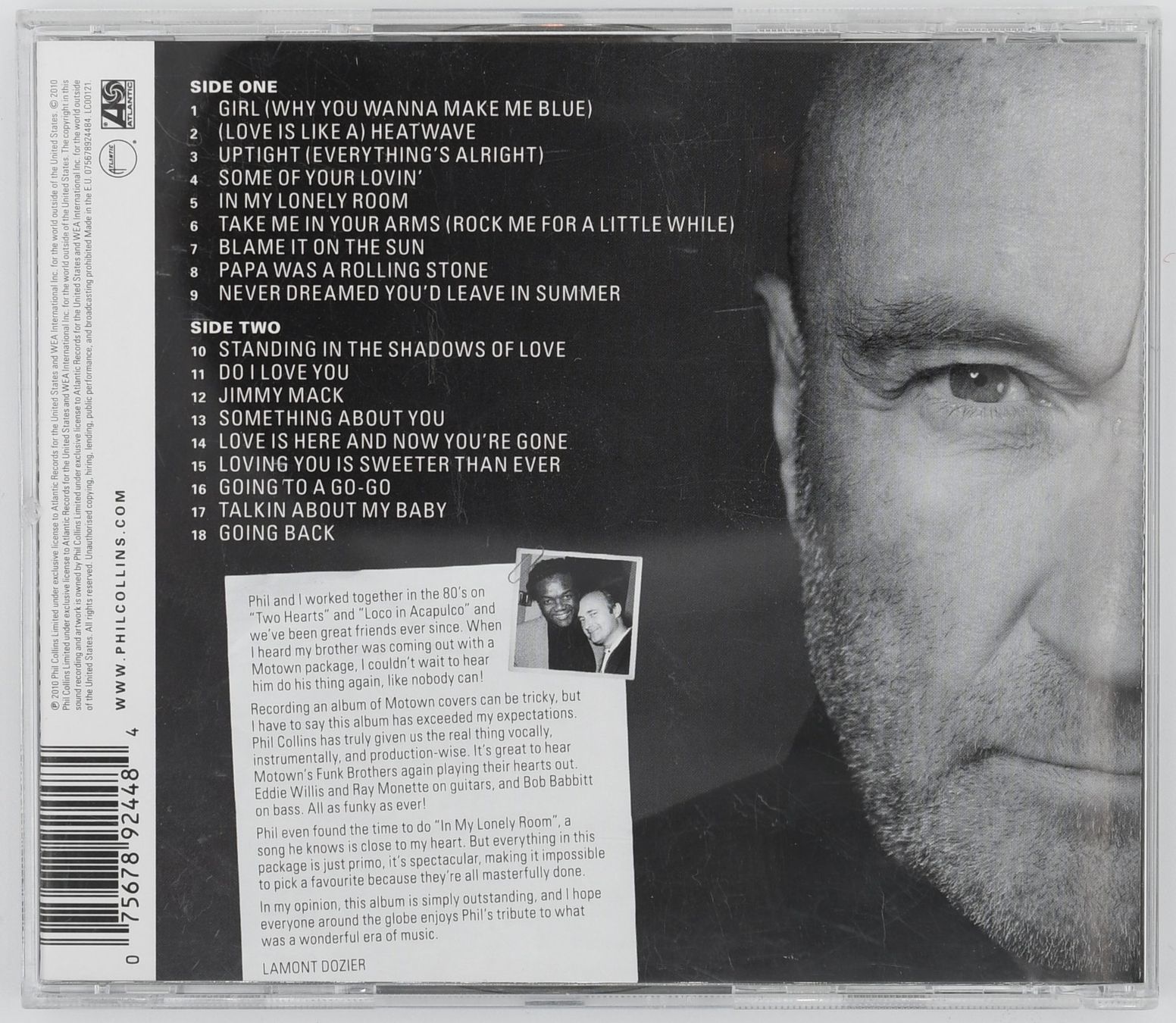 CDs: Phil Collins Going Back – Gebraucht aus Dürnten von  1