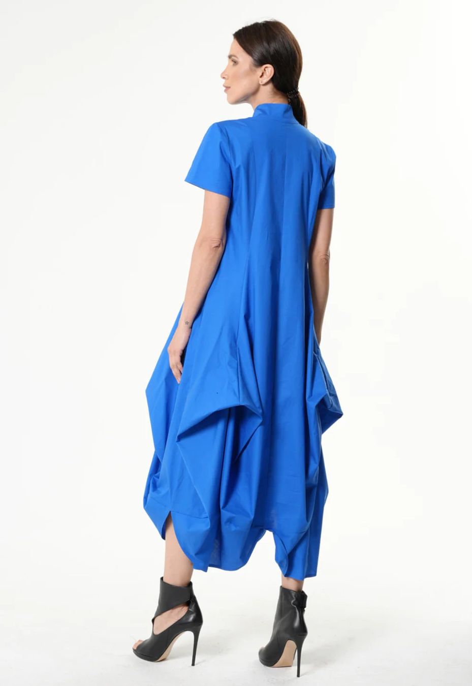 Vestiti: Königsblaues Designerkleid - Kurzarm – Nuovo e nell'imballaggio originale da Zürich venduto da Naebeli 3
