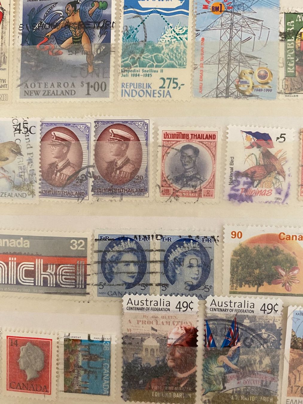 Tous les timbres: Briefmarken-Sammlung aus  Welt, – D'occasion à matten b. interlaken par jfran17 7