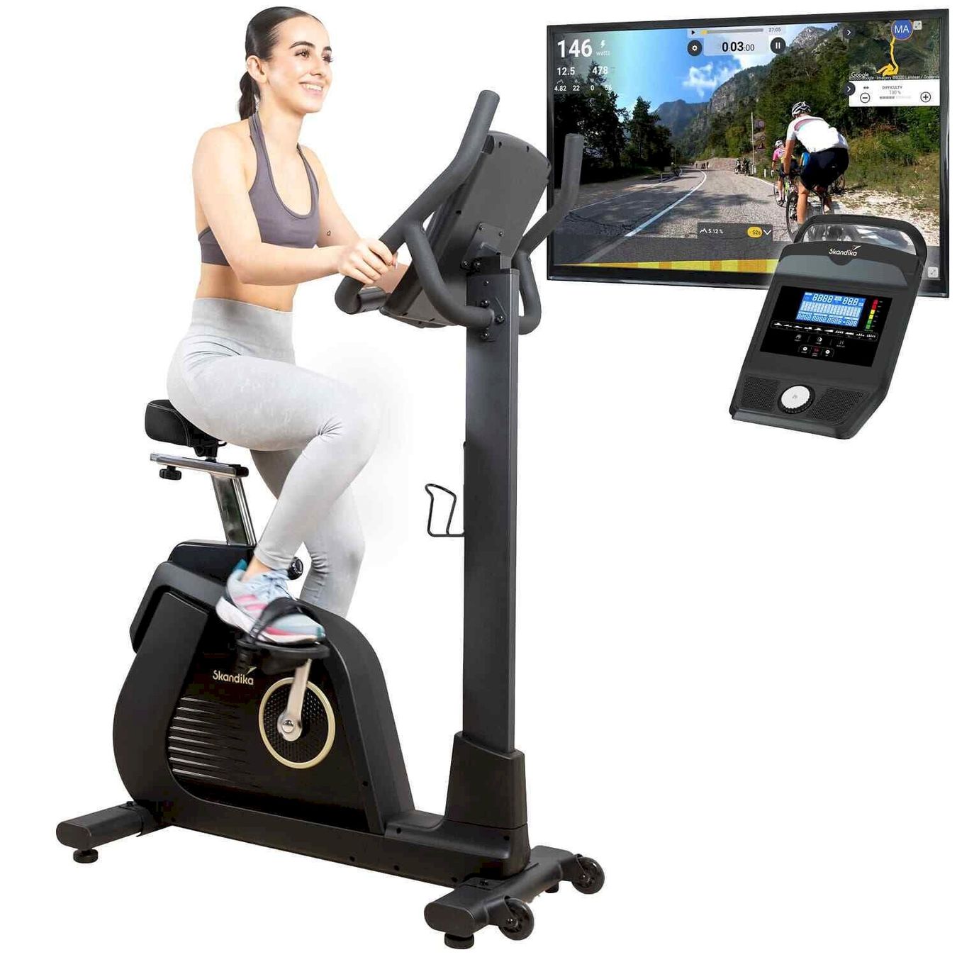 Vélos d'appartement: Skandika Cykling P14 Ergometer – Neuf avec emballage d'origine à Bottighofen par zaap