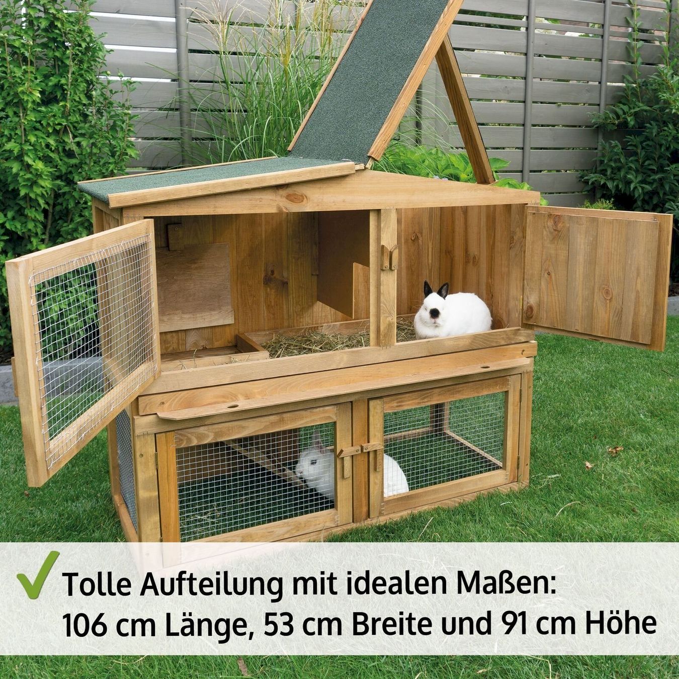 Gabbie, trasporto & Sicurezza: zooprinz Hasenstall Obelix – Nuovo e nell'imballaggio originale da Bottighofen venduto da zaap 3