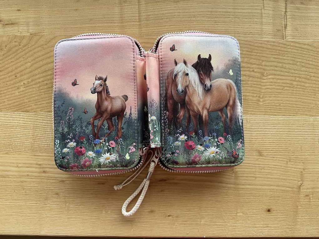 Schüler-Etuis: Trousse d'école cheval  – Gebraucht aus St-Aubin-Sauges von Kelkel 2