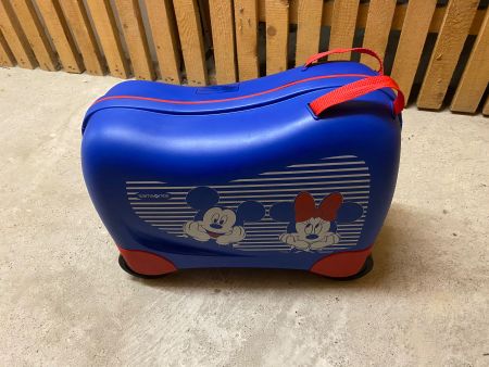 Valise enfant Samsonite Mickey & Minnie bleue