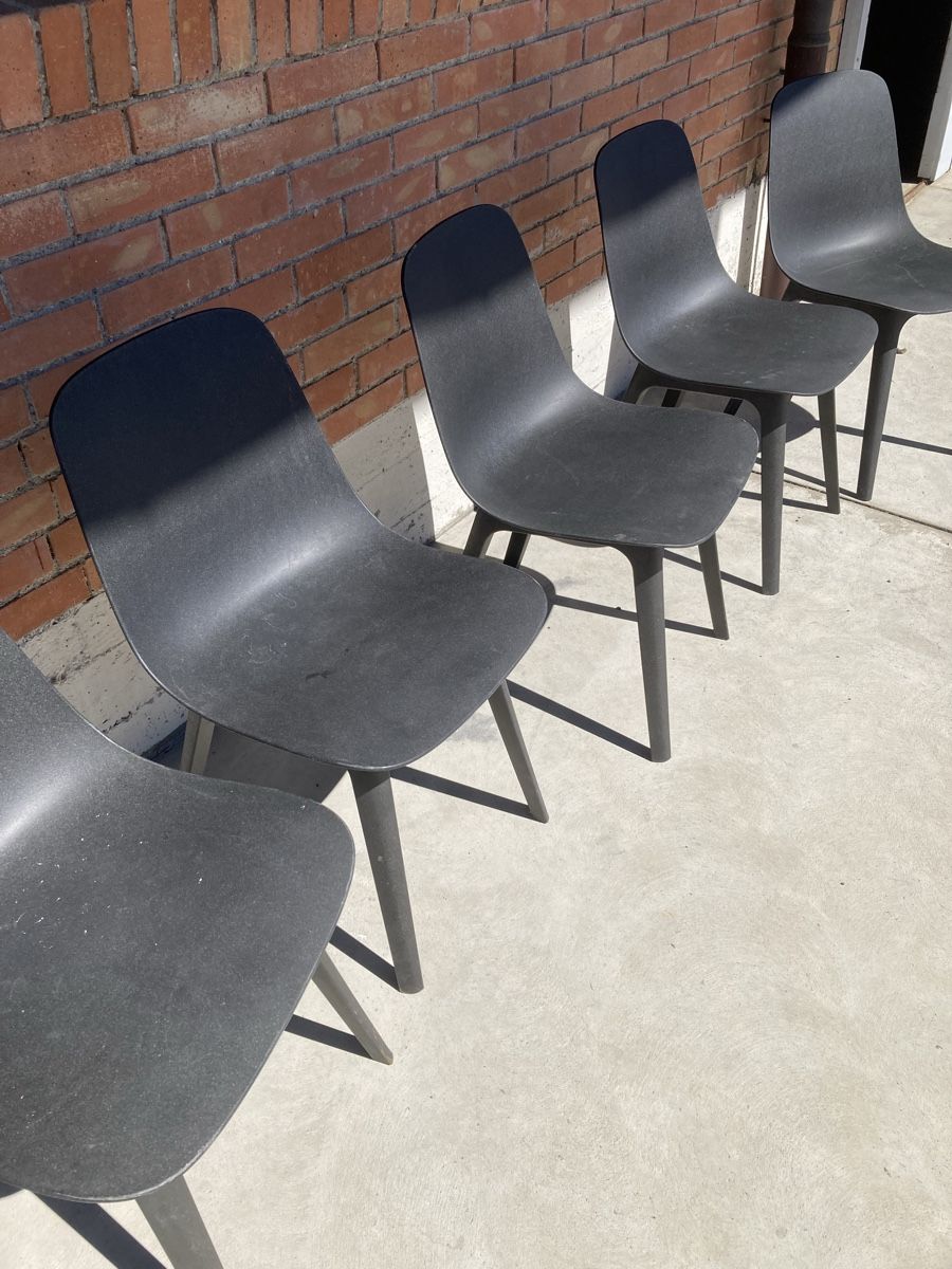 Ikea Sedie: 5 IKEA Stühle Modell ODGER anthrazit gebraucht – Usato da Niederuzwil venduto da Miami1999 1