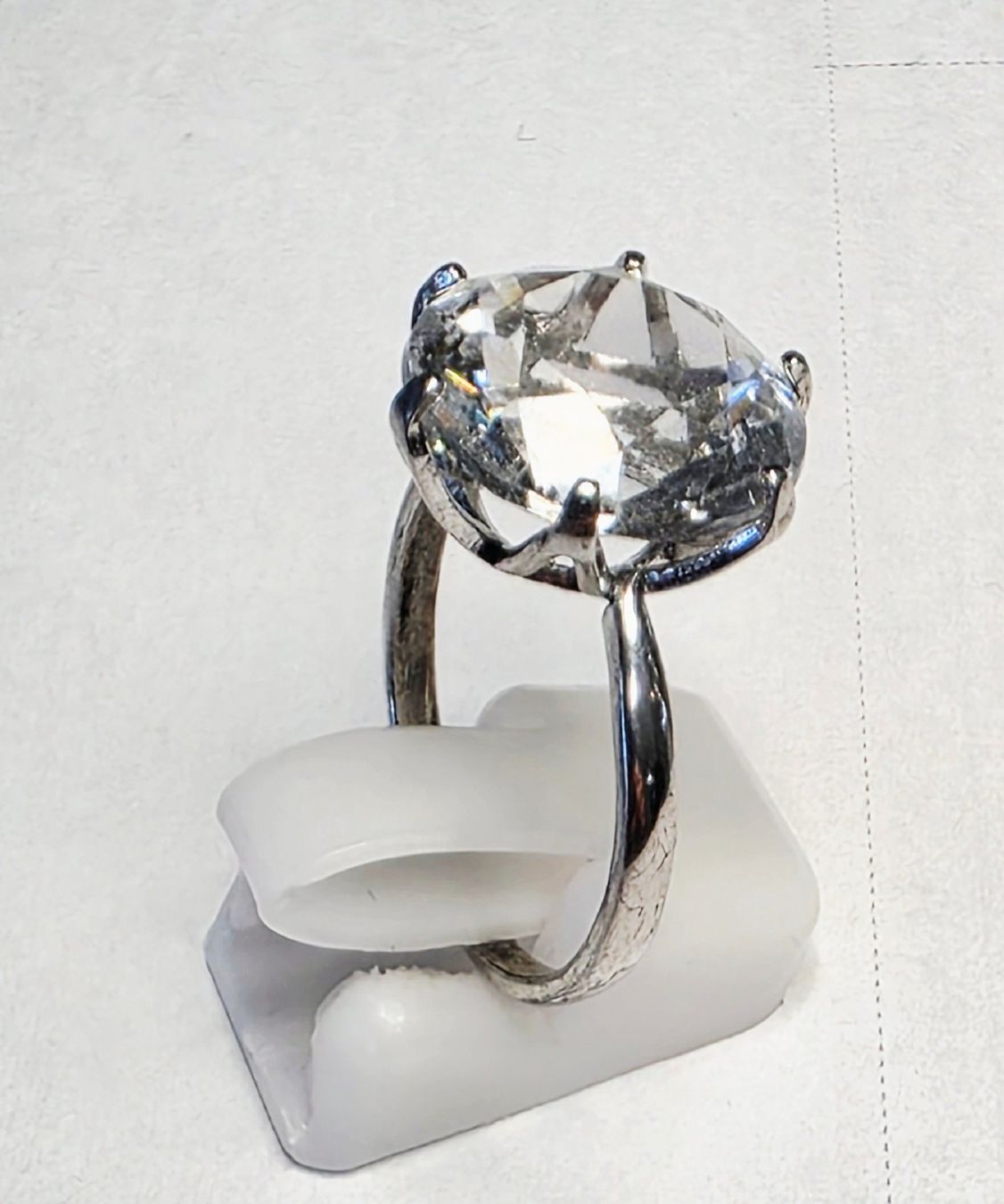 Ringe: Weiss Topas Fingerring Silber – Neu (gemäss Beschreibung) aus Zürich von benedikt12 3