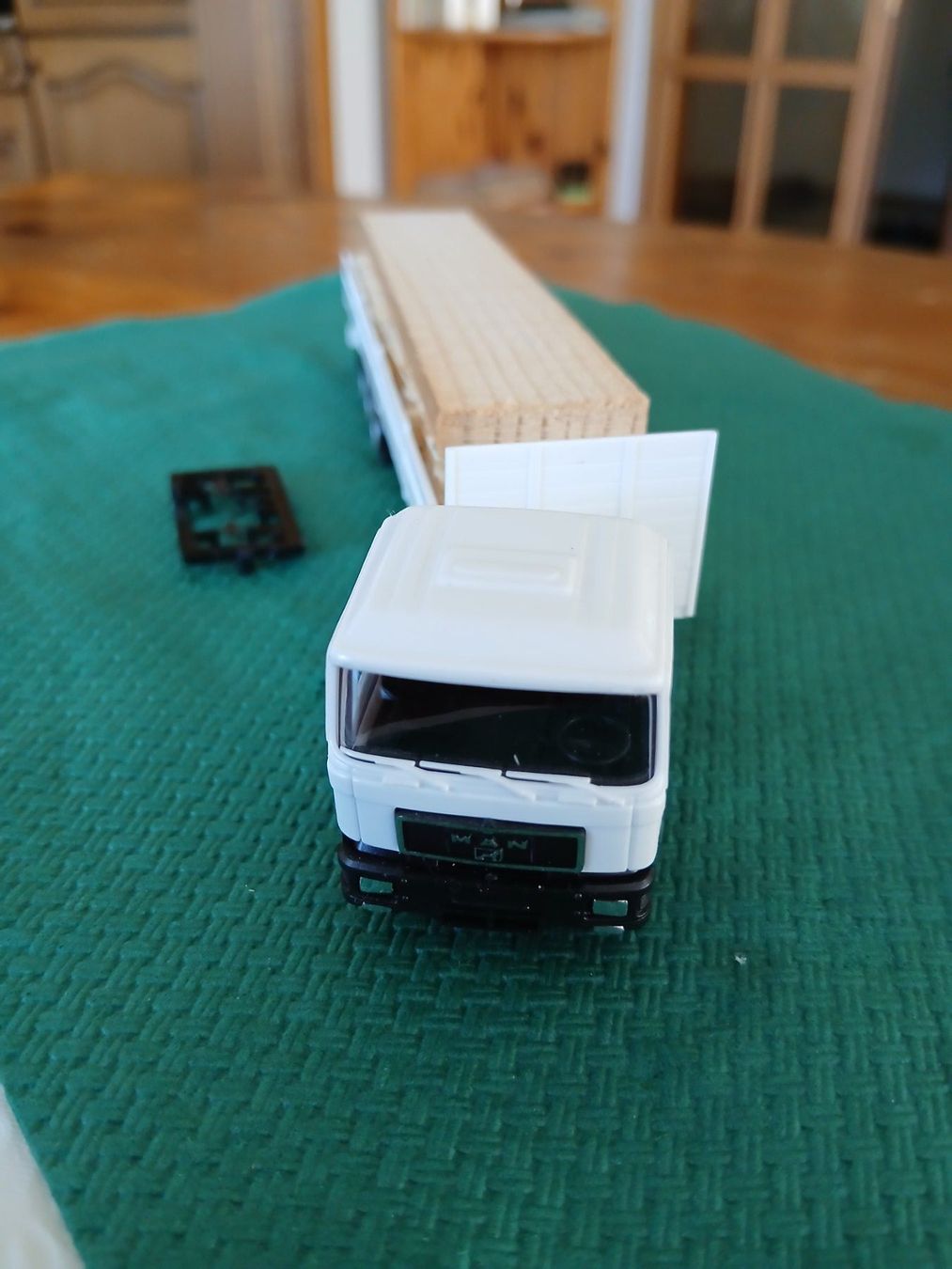 Herpa Modellini d'auto: MAN Büssing SZ 2-a 3-a mit Schnittholzladung – Nuovo (secondo la descrizione) da Salgesch venduto da andiroues 1