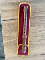Holzblockflöte / Blockflöte aus Holz, Etui, Top Zustand!