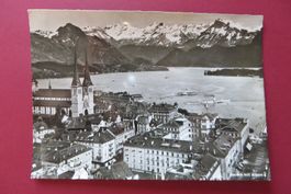 Ältere Ansichtskarte Luzern, See, Dampfschiffe, ungelaufen