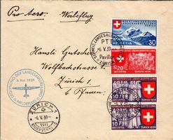 CH - Flugpost - Sonderflug - SF 39.2z - Stempel Zürich