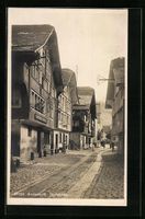 Andermatt, Dorfstrasse am Gasthaus Ochse