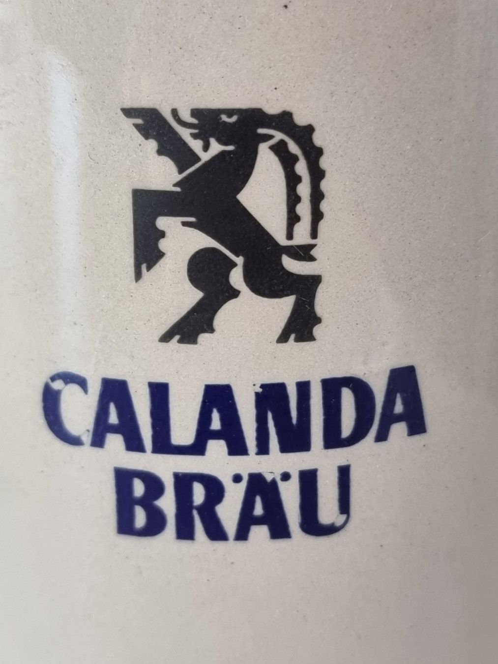 Bicchieri: Calanda Bräu Steingut Bierkrug / Humpen – Usato da Lommis venduto da 0815undmehr 1