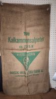 Wunderschöne alter Jutesacke Nr1 Kalkammonsalpeter